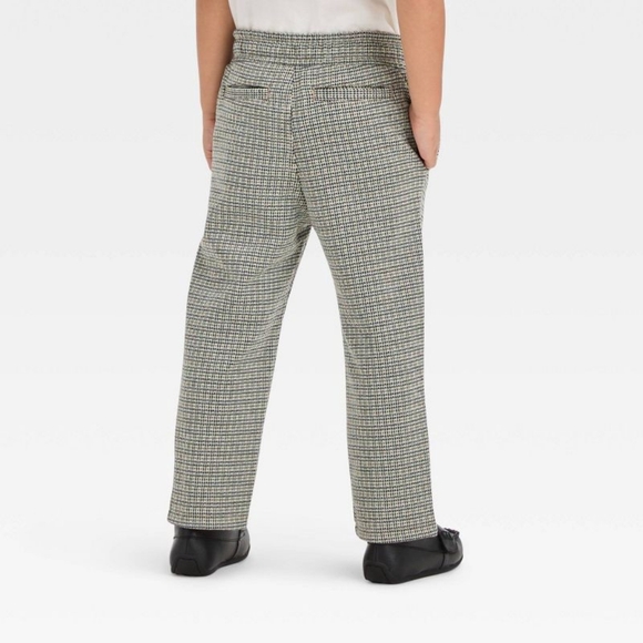 Bundle of 2 Size 7 & 12M Boys Pull On Pintuck Stretchy Pants Plaid - Cat & Jack - Picture 6 of 16